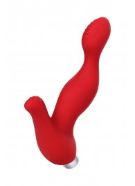 Красный силиконовый вибростимулятор простаты Proman - 12,5 см. - ToyFa - в Ногинске купить с доставкой