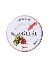 Массажная свеча «Массажный коктейль» с ароматом пина колады - 30 мл. - ToyFa - купить с доставкой в Ногинске