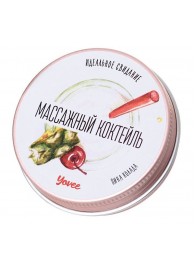 Массажная свеча «Массажный коктейль» с ароматом пина колады - 30 мл. - ToyFa - купить с доставкой в Ногинске