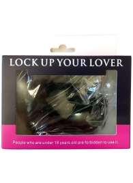 Черные меховые наручники Love с ключиками - Baile - купить с доставкой в Ногинске