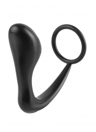 Эрекционное кольцо с анальной пробкой Ass-Gasm Cockring Plug - Pipedream - в Ногинске купить с доставкой