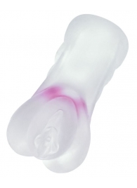 Прозрачный реалистичный мастурбатор Juicy Pussy Crystal Rose - ToyFa - в Ногинске купить с доставкой