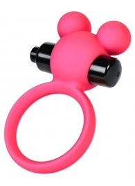 Розовое виброкольцо на пенис A-Toys - A-toys - в Ногинске купить с доставкой