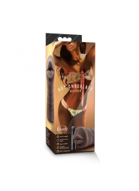 Коричневый мастурбатор-ротик Heather - Blush Novelties - в Ногинске купить с доставкой
