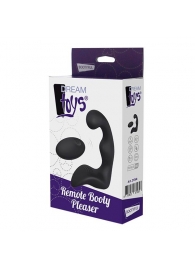 Черный вибромассажер простаты REMOTE BOOTY PLEASER - Dream Toys - в Ногинске купить с доставкой