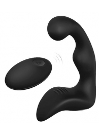Черный вибромассажер простаты REMOTE BOOTY PLEASER - Dream Toys - в Ногинске купить с доставкой