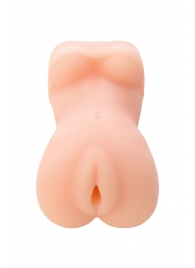 Телесный мастурбатор в виде женской фигурки - Toyfa Basic - в Ногинске купить с доставкой