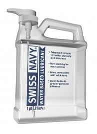 Канистра лубриканта Swiss Navy Water Based Lube на водной основе - 3,8 л. - Swiss navy - купить с доставкой в Ногинске