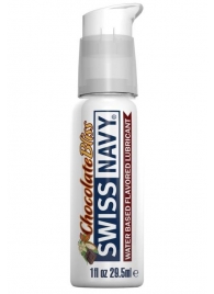 Лубрикант с ароматом шоколада Swiss Navy Chocolate Bliss Lube - 29,5 мл. - Swiss navy - купить с доставкой в Ногинске