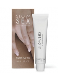Гель для мастурбации с ароматом кокоса Slow Sex Finger Play Gel - 30 мл. - Bijoux Indiscrets - купить с доставкой в Ногинске