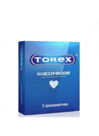Гладкие презервативы Torex  Классические  - 3 шт. - Torex - купить с доставкой в Ногинске