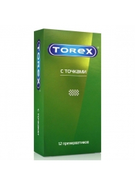 Текстурированные презервативы Torex  С точками  - 12 шт. - Torex - купить с доставкой в Ногинске
