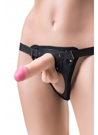 Телесный страпон на трусиках Realstick Hunter - 14,5 см. - ToyFa - купить с доставкой в Ногинске