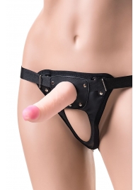 Телесный страпон на трусиках Realstick Jax - 17,9 см. - ToyFa - купить с доставкой в Ногинске