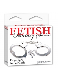 Металлические наручники Beginner s Metal Cuffs - Pipedream - купить с доставкой в Ногинске