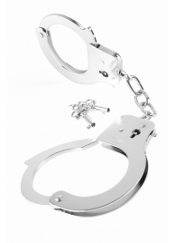 Металлические серебристые наручники Designer Metal Handcuffs - Pipedream - купить с доставкой в Ногинске