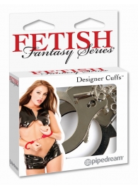 Металлические серебристые наручники Designer Metal Handcuffs - Pipedream - купить с доставкой в Ногинске