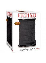 Черная веревка для связывания Bondage Rope - 60,9 м. - Pipedream - купить с доставкой в Ногинске