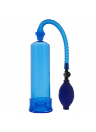 Синяя вакуумная помпа MENZSTUFF PENIS ENLARGER - Dream Toys - в Ногинске купить с доставкой