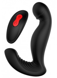 Черный вибромассажер простаты SWIRLING P-PLEASER - Dream Toys - в Ногинске купить с доставкой