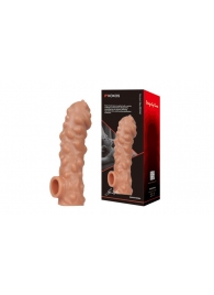 Насадка на фаллос с крупными бугорками EXTREME SLEEVE - 17,6 см. - KOKOS - в Ногинске купить с доставкой