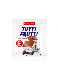 Пробник гель-смазки Tutti-frutti со вкусом тирамису - 4 гр. - Биоритм - купить с доставкой в Ногинске