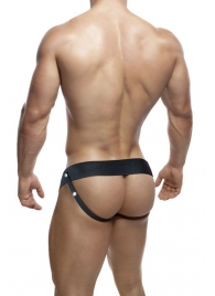 Черный мужской страпон DR. SKIN 6INCH HOLLOW STRAP ON - 16 см. - Blush Novelties - купить с доставкой в Ногинске