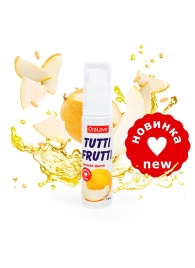 Гель-смазка Tutti-frutti со вкусом сочной дыни - 30 гр. - Биоритм - купить с доставкой в Ногинске