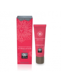 Возбуждающий интимный гель для двоих STIMULATION GEL Pomegranate   Nutmeg - 30 мл. - Shiatsu - купить с доставкой в Ногинске