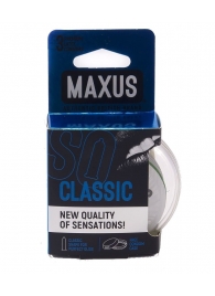 Классические презервативы в пластиковом кейсе MAXUS Classic - 3 шт. - Maxus - купить с доставкой в Ногинске