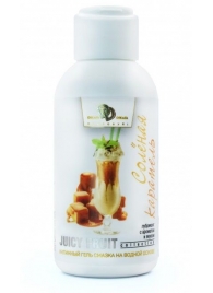 Интимный гель-смазка JUICY FRUIT с ароматом солёной карамели - 100 мл. - БиоМед - купить с доставкой в Ногинске