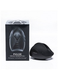 Черный инновационный мужской вибратор PULSE SOLO ESSENTIAL - Hot Octopuss - в Ногинске купить с доставкой