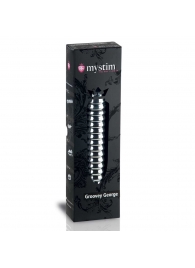 Рельефный фаллос для интенсивного электросекса Groovey George - 20 см. - MyStim - купить с доставкой в Ногинске