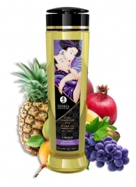 Массажное масло Libido Exotic Fruits с ароматом экзотических фруктов - 240 мл. - Shunga - купить с доставкой в Ногинске