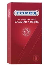 Презервативы Torex  Сладкая любовь  с ароматом клубники - 12 шт. - Torex - купить с доставкой в Ногинске