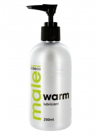 Лубрикант с согревающим эффектом MALE Cobeco Warm Lubricant - 250 мл. - Cobeco - купить с доставкой в Ногинске