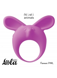 Фиолетовое эрекционное кольцо Fennec Phil - Lola Games - в Ногинске купить с доставкой