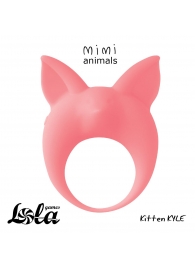 Оранжевое эрекционное кольцо Kitten Kyle - Lola Games - в Ногинске купить с доставкой