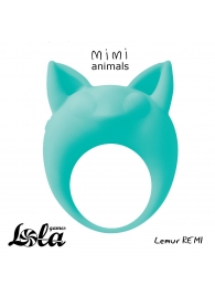 Зеленое эрекционное кольцо Lemur Remi - Lola Games - в Ногинске купить с доставкой