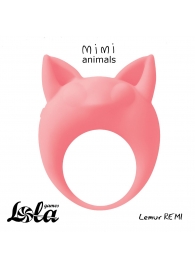Оранжевое эрекционное кольцо Lemur Remi - Lola Games - в Ногинске купить с доставкой