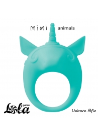 Зеленое эрекционное кольцо Unicorn Alfie - Lola Games - в Ногинске купить с доставкой