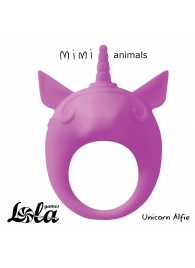 Фиолетовое эрекционное кольцо Unicorn Alfie - Lola Games - в Ногинске купить с доставкой
