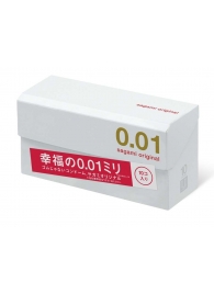Супер тонкие презервативы Sagami Original 0.01 - 10 шт. - Sagami - купить с доставкой в Ногинске