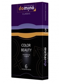 Разноцветные презервативы DOMINO Colour Beauty - 6 шт. - Domino - купить с доставкой в Ногинске