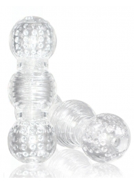 Прозрачный фигурный мастурбатор Master Stroker - Blush Novelties - в Ногинске купить с доставкой