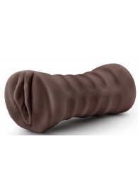 Коричневый мастурбатор-вагина Hot Chocolate Brianna - Blush Novelties - в Ногинске купить с доставкой
