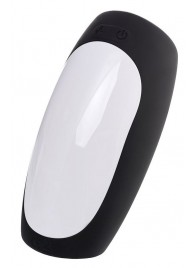 Черно-белый перезаряжаемый мастурбатор Erotist Hailstorm - Erotist Adult Toys - в Ногинске купить с доставкой