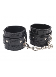 Черные наручники Surrender Wrist Restraints - Chisa - купить с доставкой в Ногинске