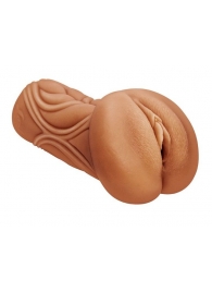 Кофейный мастурбатор-вагина Dumpling - Lola Games - в Ногинске купить с доставкой