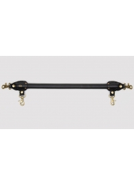 Черная распорка для ног Bound to You Faux Leather Spreader Bar - 50,8 см. - Fifty Shades of Grey - купить с доставкой в Ногинске